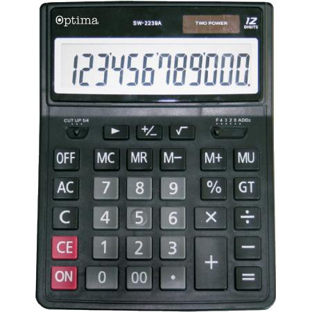 Calculatoare de birou - CALCULATOR DE BIROU 12 DIG SW-2239A NEGRU 25252