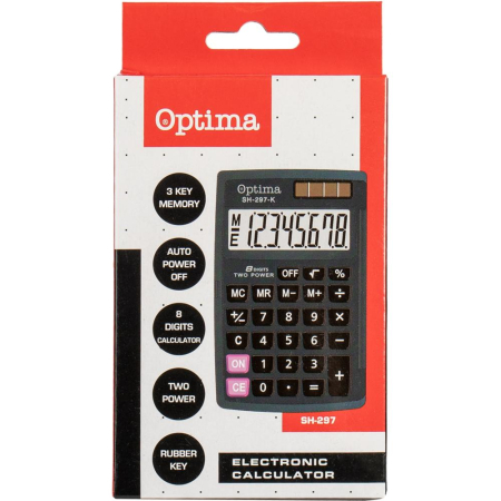 CALCULATOR DE BIROU 8 DIG SH-297 NEGRU 25253 [1]