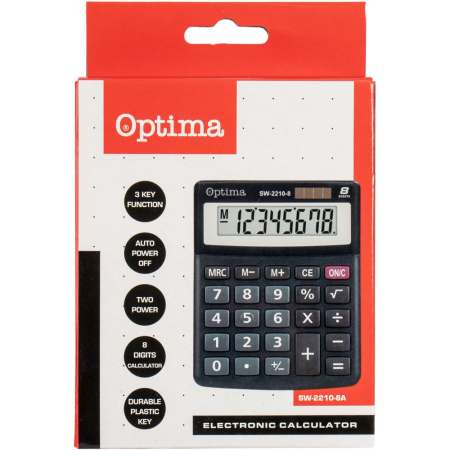 CALCULATOR DE BIROU 8 DIG SW-2210A NEGRU 25250 [1]