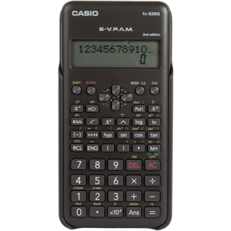 Calculatoare de birou - CALCULATOR STIINTIFIC CASIO FX-82MS-2-W-ET 24503B