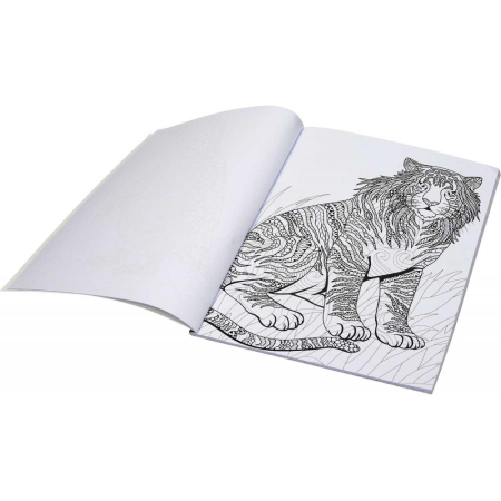 CARTE COLORAT A4 40F PENTRU ADULTI THE ANIMAL KINGDOM 75297 [2]