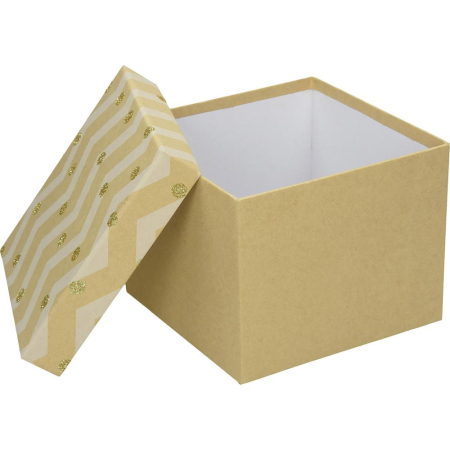 CUTIE CADOU CRACIUN 16*16*13CM KRAFT 75009 [4]