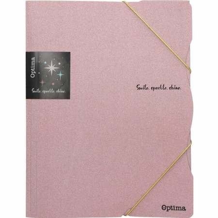 EU DOSAR PLIC CARTON A4 CU ELASTIC CULORI ASORTATE GLITTER 120374 [2]