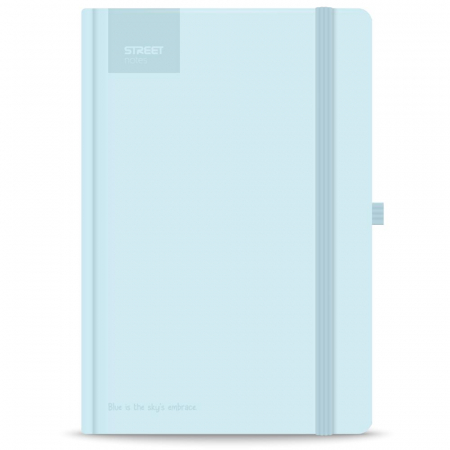 EU NOTES A5 96 FILE, CU ELASTIC, LINII, STREET, PASTEL BLUE 778094 [1]