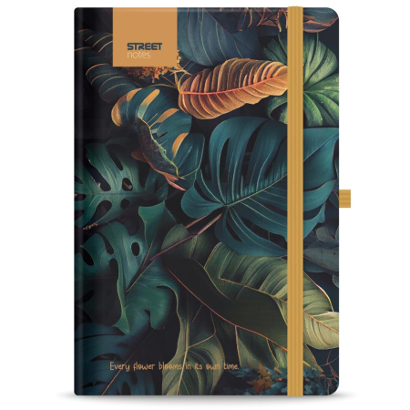 NOTES A6 96 FILE, CU ELASTIC, LINII, STREET FLOWERS GARDEN 778089 [1]