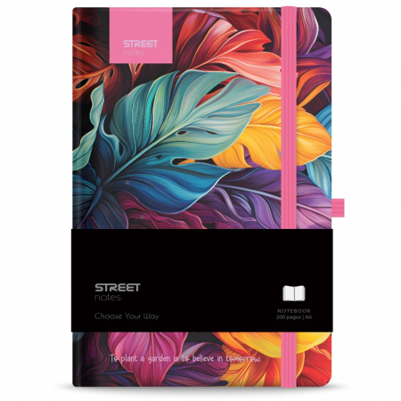 EU NOTES A6 96 FILE, CU ELASTIC, LINII, STREET FLOWERS PETAL 778090 [2]