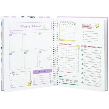 PLANNER, CAIETUL ADOLESCENTULUI 24*19CM, SPIRA, 100 FILE 778030 [5]
