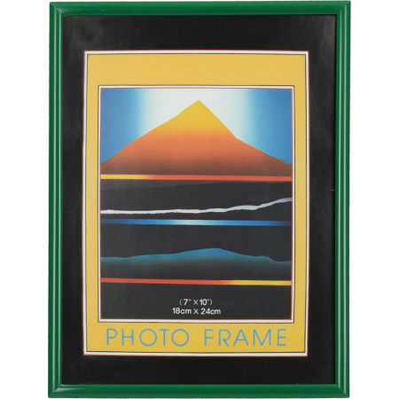 Import - RAMA FOTO 18*24CM PLASTIC VERDE 72666