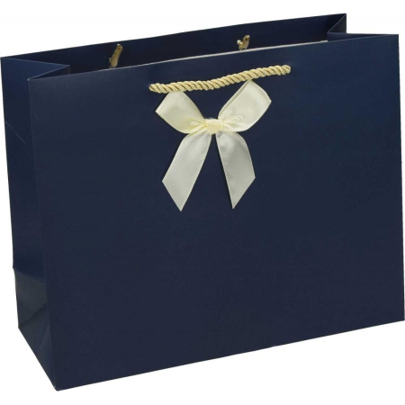 AMBALAJE SI SACOSE CADOURI - SACOSA CADOU 18*23*11CM M ALBASTRA DELUX CU FUNDITA 77633