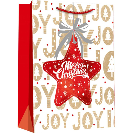 SACOSA CADOU CRACIUN 18*23*10CM DELUXE PLUS M XMAS 71654 [1]