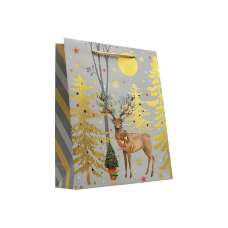 SACOSA CADOU CRACIUN 26*32*10CM DELUXE L XMAS 71653 [2]