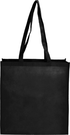 AMBALAJE SI SACOSE CADOURI - SACOSA CUMPARATURI BUMBAC NEGRU 42*38*10CM EC100 130GR 9402602