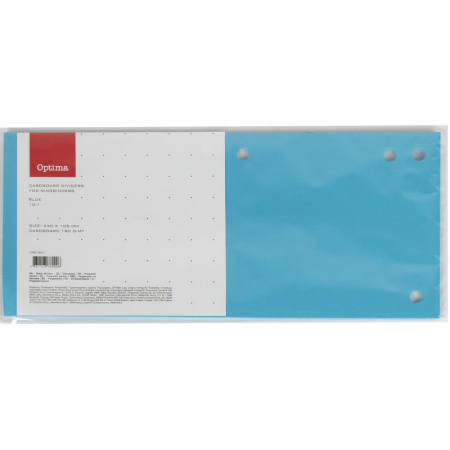 ORGANIZARE SI ARHIVARE - EU SEPARATOR CARTON 180G 10/SET ALBASTRU 128213