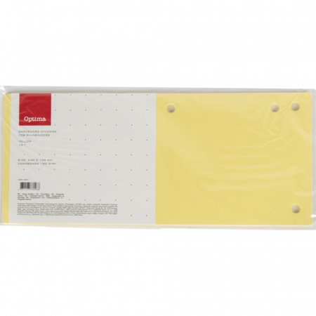 ORGANIZARE SI ARHIVARE - EU SEPARATOR CARTON 180G 10/SET GALBEN 128216