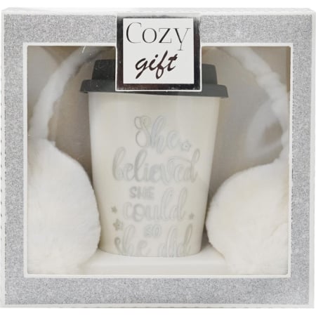 HOBBY - SET CADOU CRACIUN COZY GIFT SILVER 778046