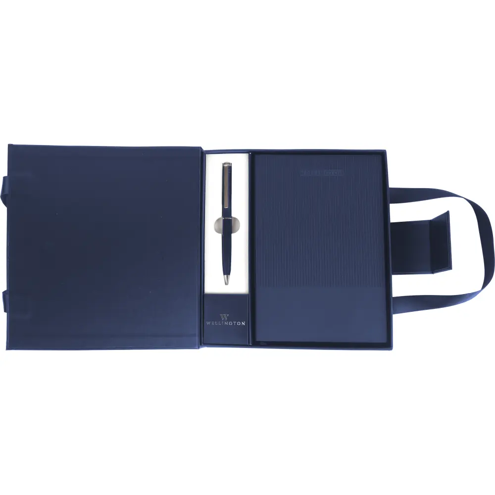 SET CADOU WELLINGTON OXFORD ALBASTRU CU NOTES A5 SI PIX 1954605 [1]