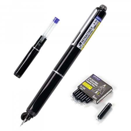 Stilouri si Rollere Scolare - EU STILOU WRITECH CLICK +5 REZERVE NEGRU 260058/260057