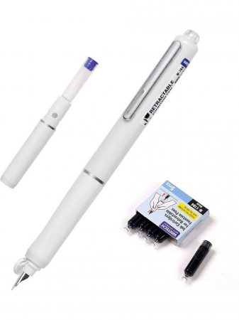 Stilouri si Rollere Scolare - EU STILOU WRITECH CLICK +5 REZERVE ALB 260058/260056