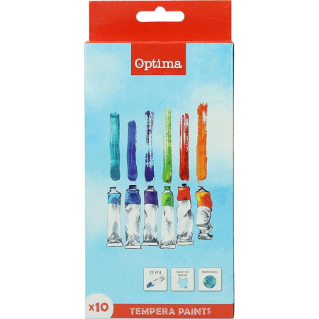 Tempera la set - EU TEMPERA 10/SET * 12ML 100001A