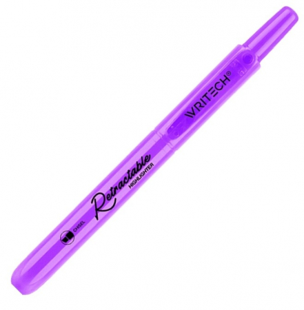 Textlinere - EU TEXTMARKER RETRACTABIL WRITECH VF.TESIT 1-4MM VIOLET FLUO 260004