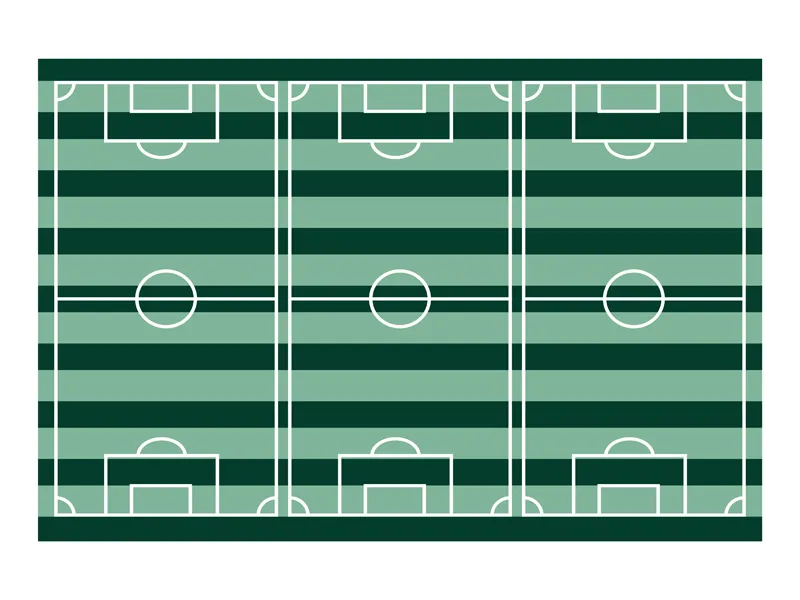 ARTICOLE PARTY - Față Masă Hârtie Teren Fotbal 120x180cm OBS5