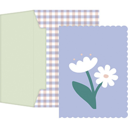 HARTIE PRODUSE DIN HARTIE - Felicitare Stewo Samia Albastru Deschis 11x16cm