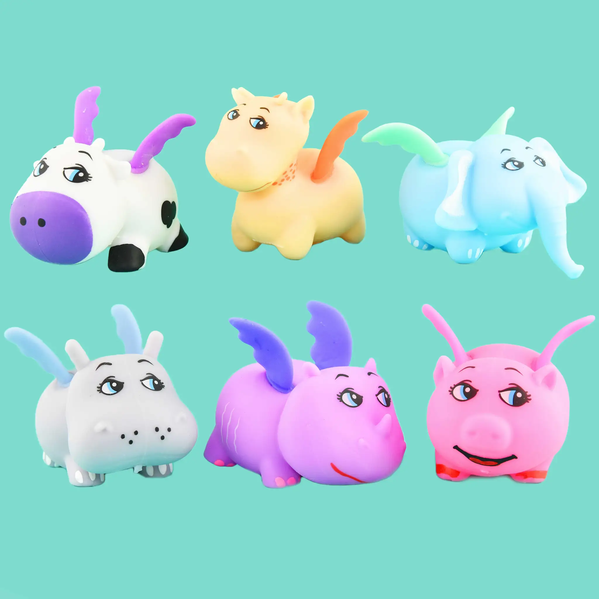 Squishy - Figurină Squishy 10cm Animale cu Aripi 54860 - ipb.ro