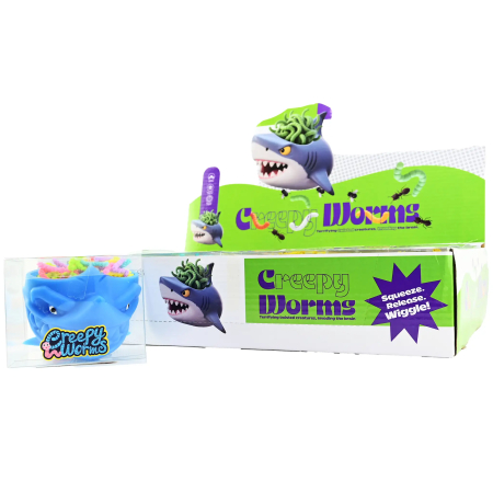 Figurină Squishy 8cm Viermi Magici în Rechin 41091 - ipb.ro [1]