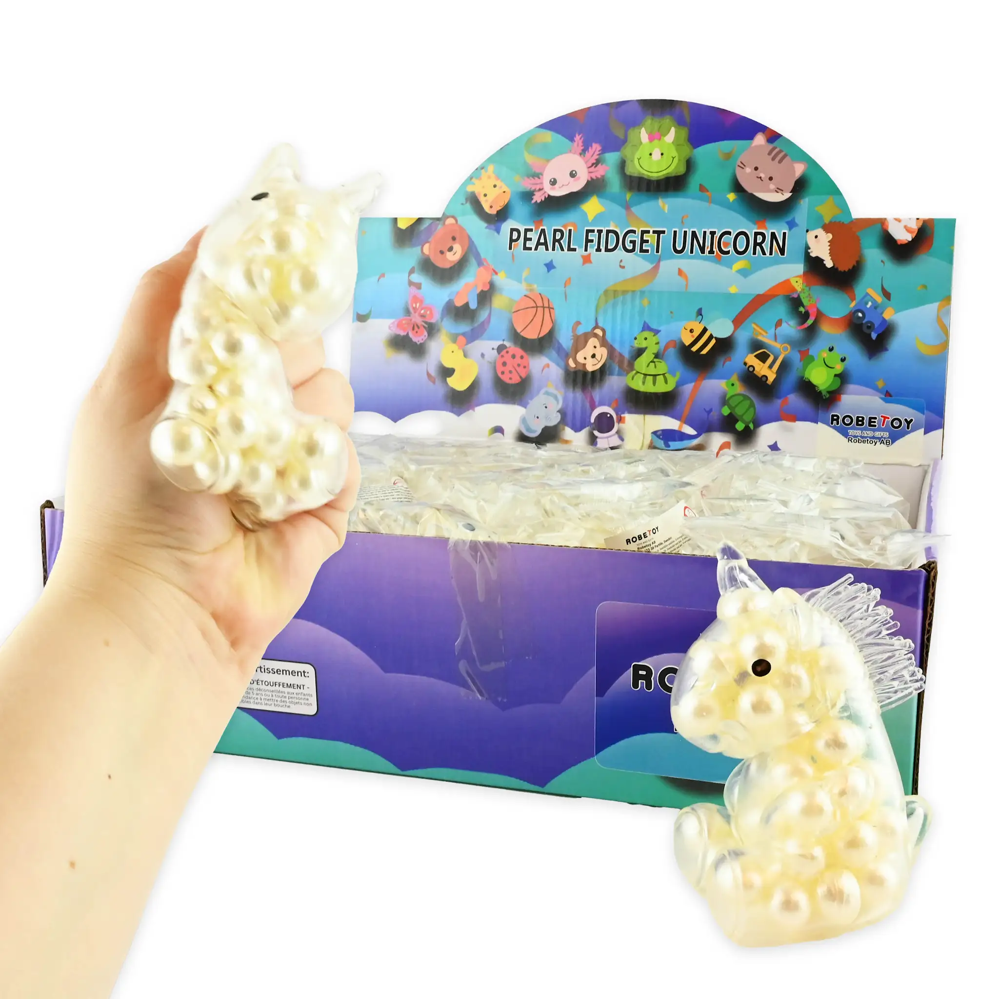 Figurină Squishy Unicorn cu Perle 8cm 54260 - ipb.ro [1]