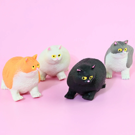ARTICOLE COPII - Figurină Squishy Pisicuță 11cm cu Nisip Kinetic 41673 - ipb.ro