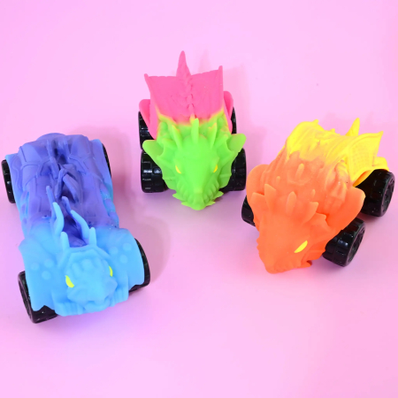 ARTICOLE COPII - Vehicul Dinozaur Squishy 9cm cu Nisip Kinetic 41683 - ipb.ro