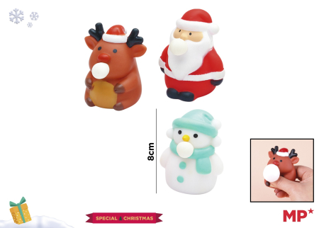 Jucarii Craciun - FIGURINA SQUISHY IPB 8CM CRACIUN CH57046