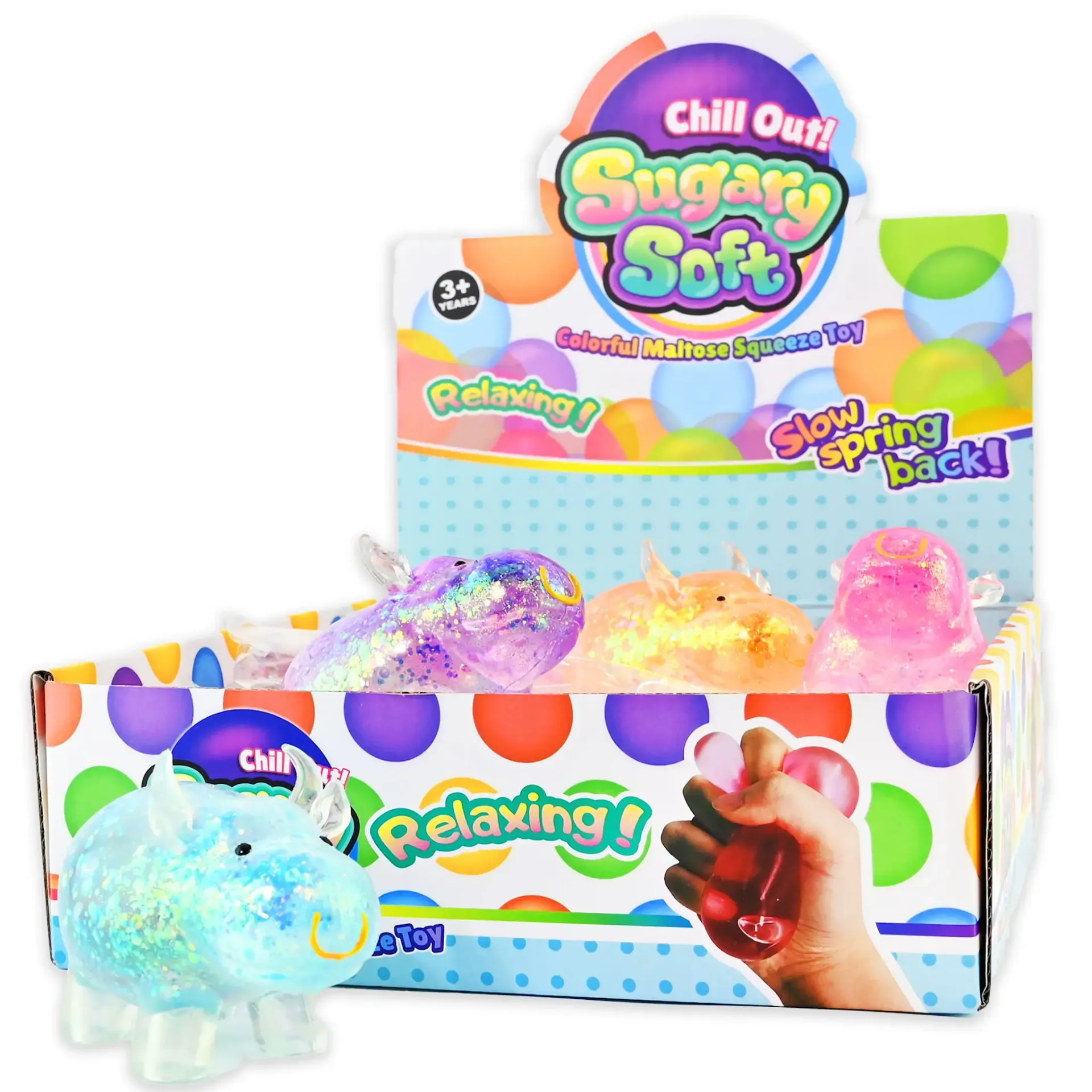 ARTICOLE COPII - Figurină Squishy Vițel Glitter 9cm Sugar Soft 41053 - ipb.ro