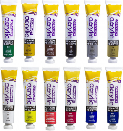 FIL CULORI ACRIL DALER ROWNEY GRADUATE 22ML 12/SET 123900012 [4]