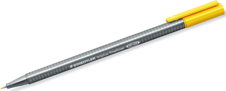 Linere - FINELINER STAEDTLER 334-10 GALBEN FLUORESCENT 0.3 mm