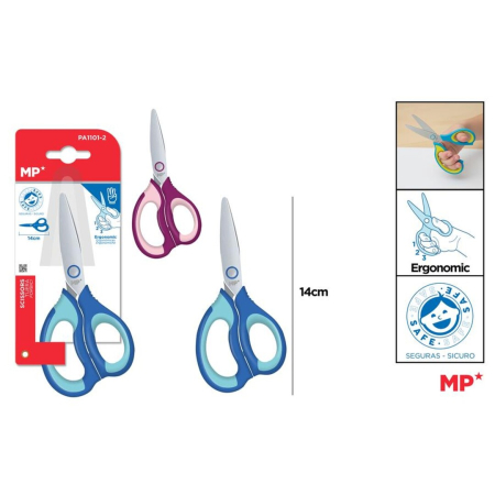 Foarfece - Foarfecă Școlară Ergonomică 14cm MP PA1101-2