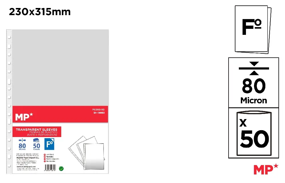 Folii de protectie pentru documente - FOLIE PROTECTIE IPB A4+ 80 MIC 50/SET PC000-50