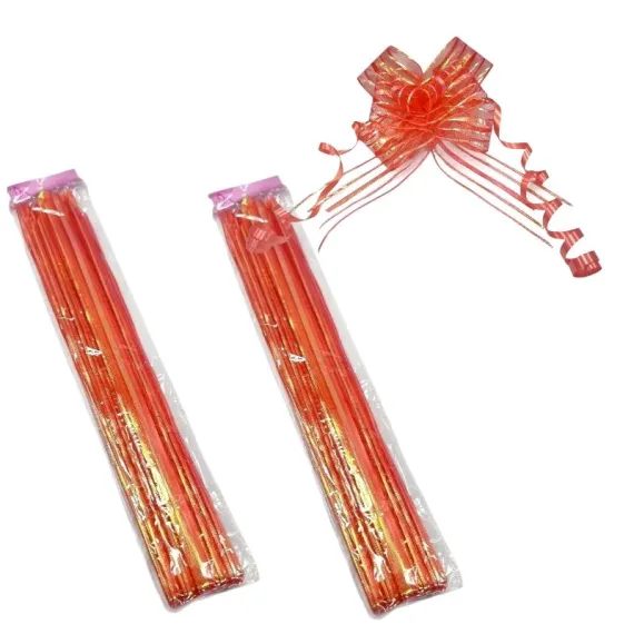 AMBALAJE SI SACOSE CADOURI - FUNDITE ORGANZA PENTRU CADOURI SI DECORATIUNI 5*74 CM 10/SET ROSU  BJ-FUNDE06