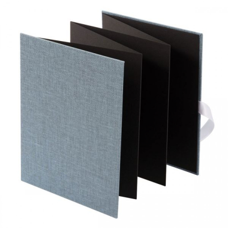 GB ALBUM FOTO CU PANGLICA 13*18CM 10 FOTOGRAFII COPERTA IN GRI ALBASTRUI 68213 [2]