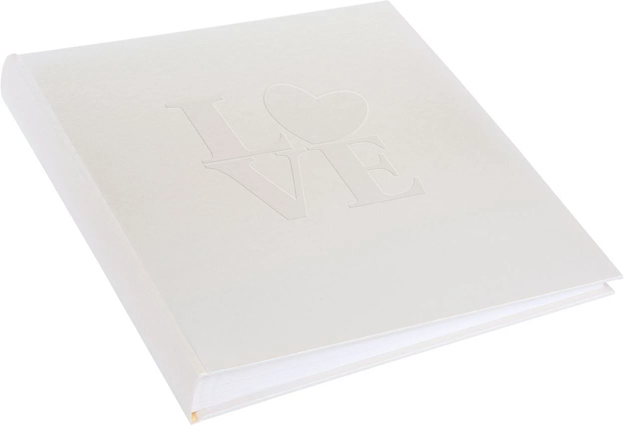 GB ALBUM FOTO NUNTA 30*31CM 60 FILE WHITE LOVE 08118 [1]