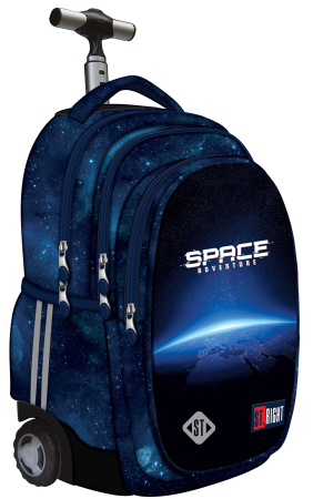 RECHIZITE SCOLARE IPB - Ghiozdan Troler St.Right TB-01 Blue Earth View 26L