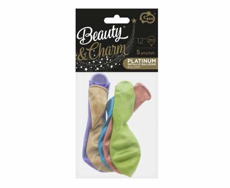 GOD BALOANE LATEX Beauty&Charm, platinum colours assorted, 30cm, 5/set CB-5LXM [1]