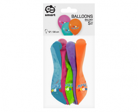 GOD BALOANE LATEX Happy Birthday, pastel, 30cm, 5/set GZ-HBK5 [3]