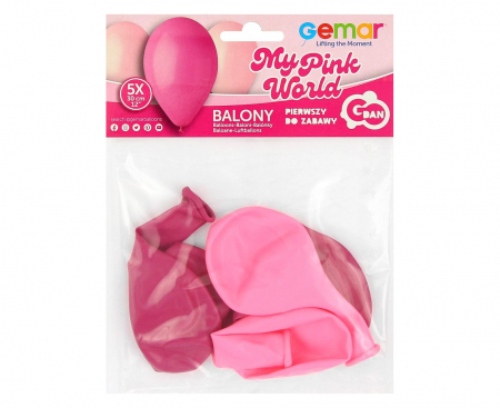 GOD BALOANE LATEX My Pink World, 30cm, pink 5/set G110/MPW [1]