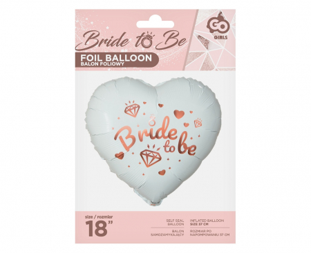 GOD BALON FOLIE ALUMINIU Bride To Be, 46cm FG-SBTB [1]