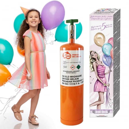 Baloane si accesorii - GOD BUTELIE CU HELIU PENTRU 5 BALOANE HG-BJ05