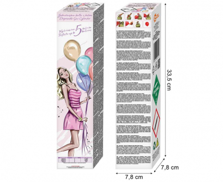 GOD BUTELIE CU HELIU PENTRU 5 BALOANE HG-BJ05 [2]