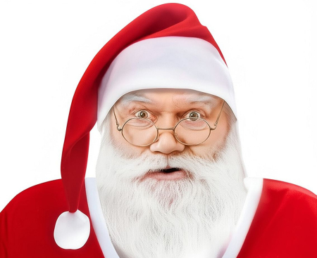 Costume/ Costumatii Craciun si accesorii - CACIULA MOS CRACIUN 29*41CM FLEECE ROSIE NW-CMIL