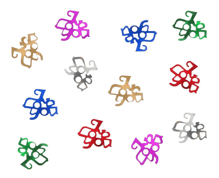 CONFETTI, Foil confetti I Love You, 14g, mix KZ-KFLY [1]