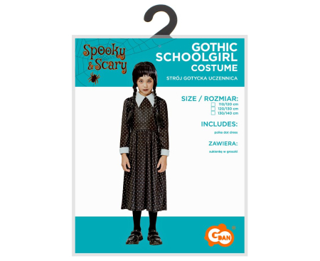 COSTUM PENTRU COPII 120/130CM GOTHIC SCHOOLGIRL SL-GG12 [1]
